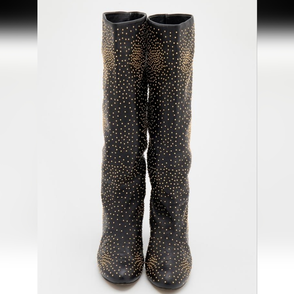 Chloe studded leather boots